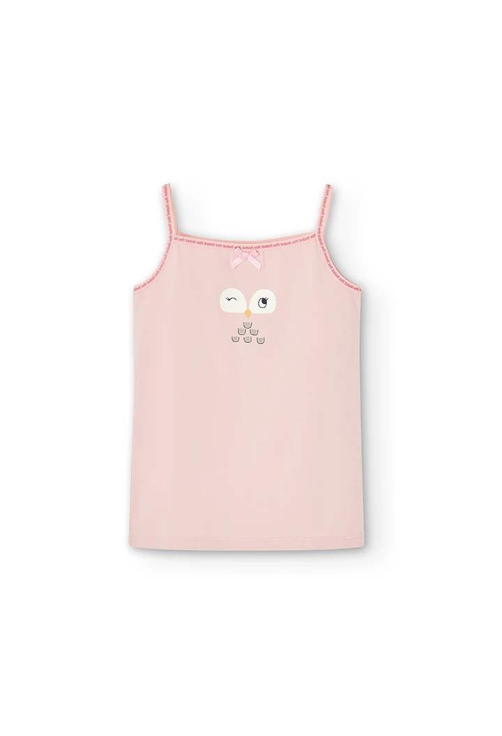 Pack de 2 t-Shirts à bretelles pour fille