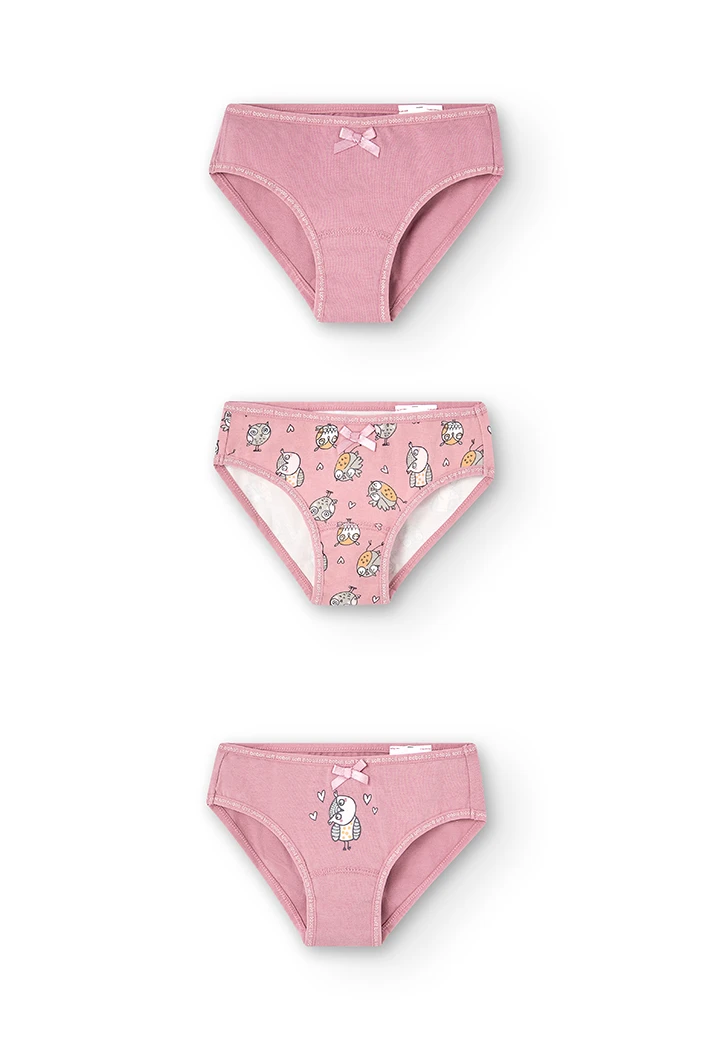 Pack de 3 culottes pour fille
