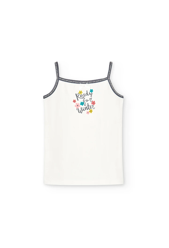 Pack de 2 t-Shirts à bretelles pour fille
