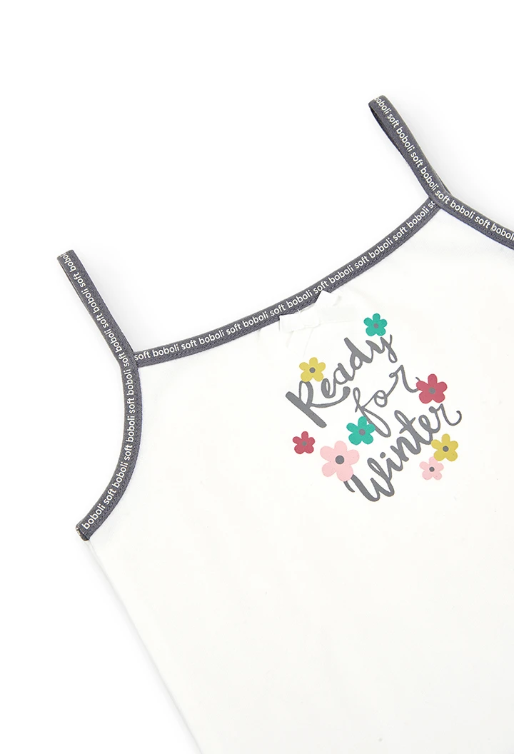 Pack de 2 t-Shirts à bretelles pour fille