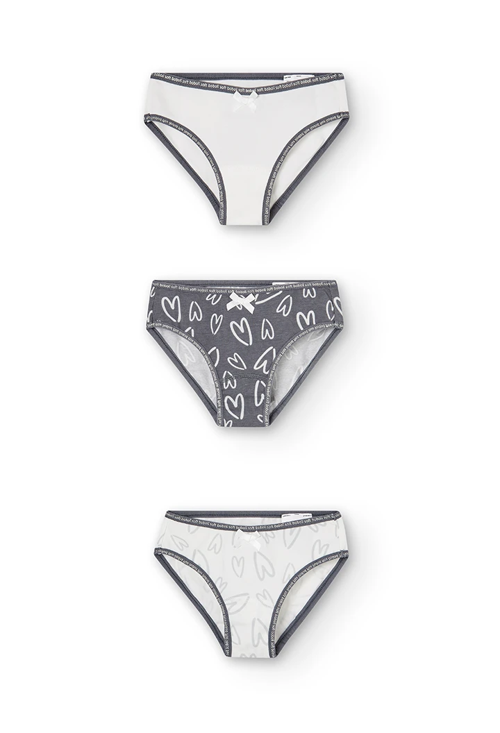 Pack de 3 culottes pour fille