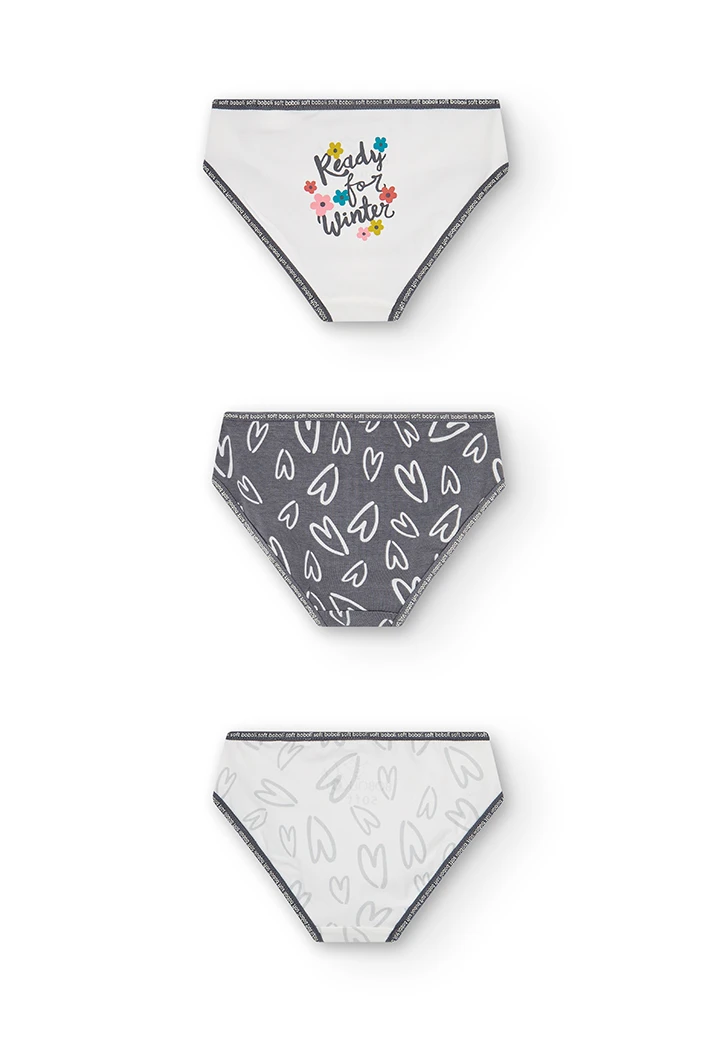 Pack de 3 culottes pour fille