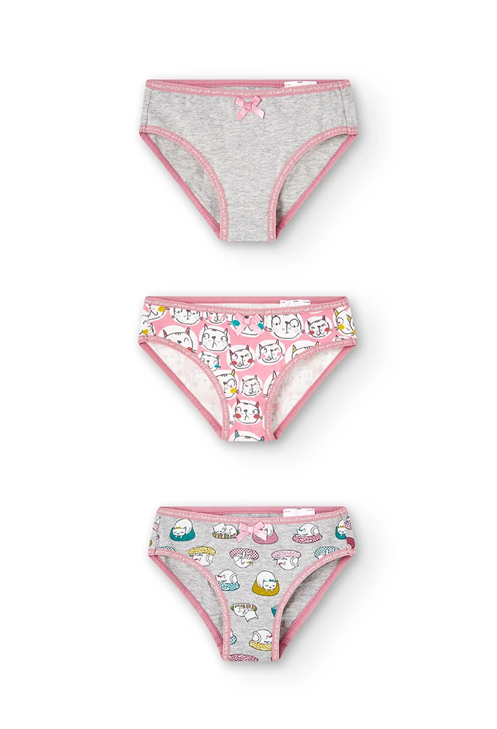 Pack de 3 culottes pour fille