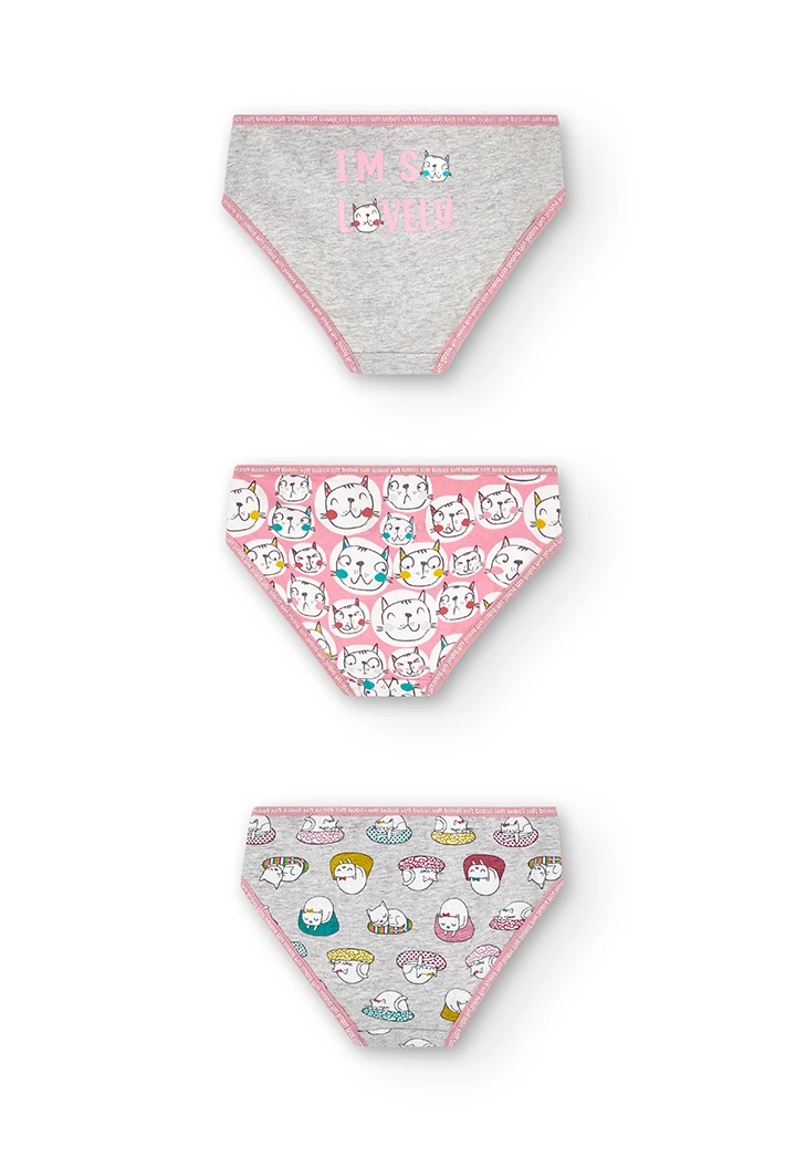Pack de 3 culottes pour fille