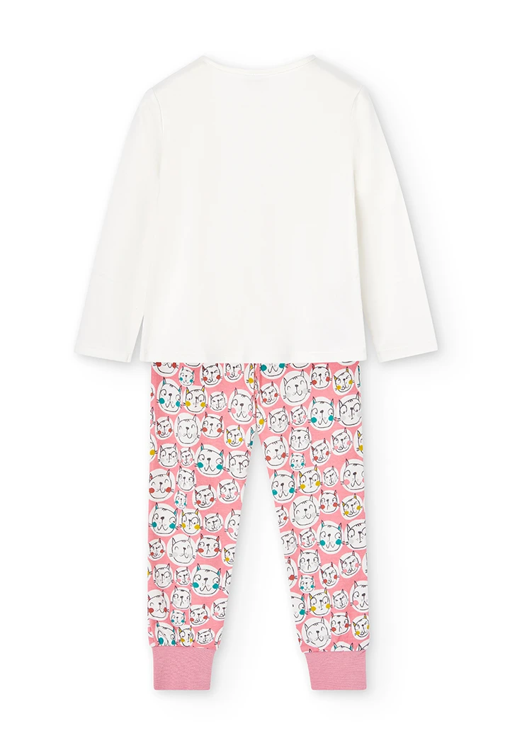 Pyjama bi matiere pour fille