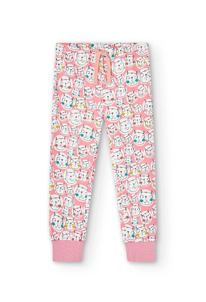 Pyjama bi matiere pour fille