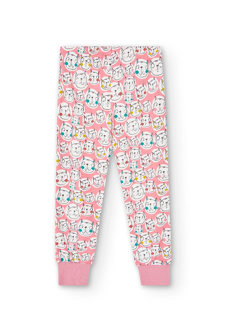 Pyjama bi matiere pour fille