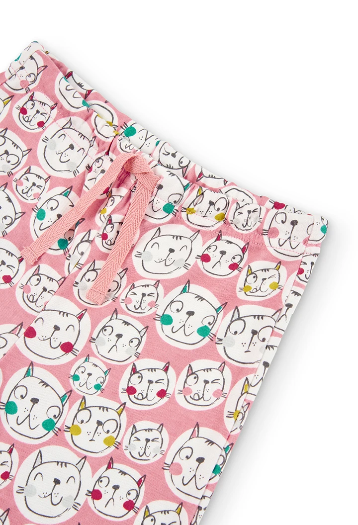 Pyjama bi matiere pour fille