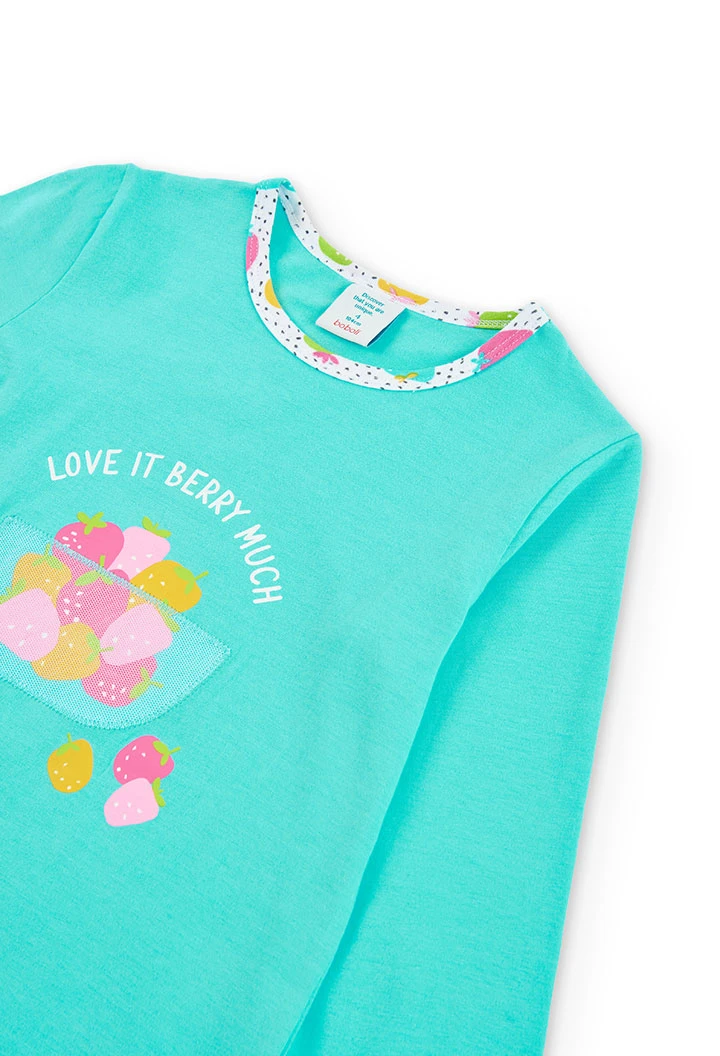 Pyjama stretch pour fille - organique