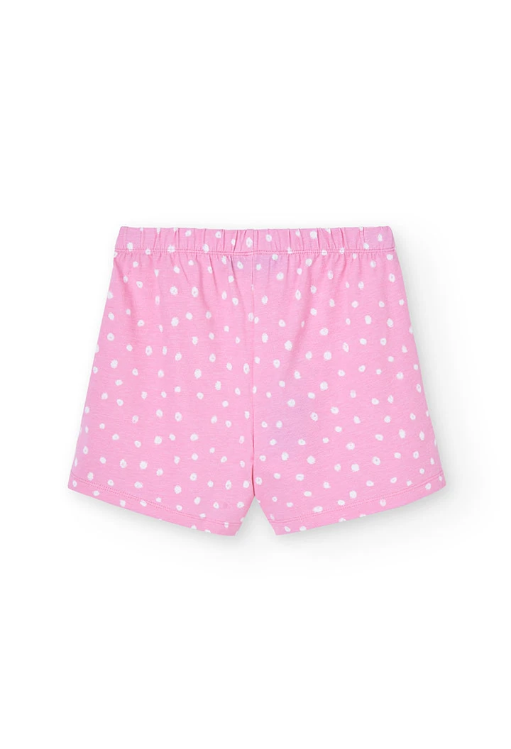 Pigiama jersey per ragazza - organico