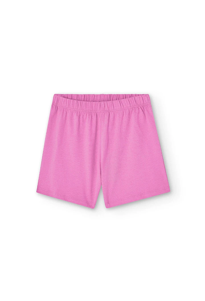 Pigiama punto elastico per ragazza - organico