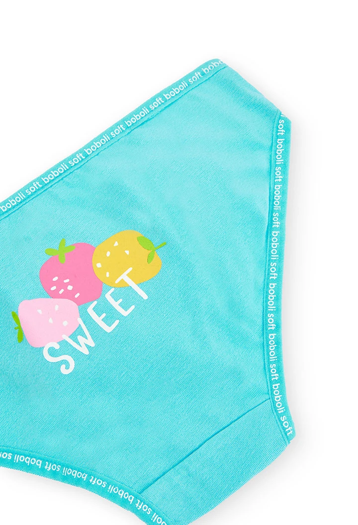 Pack 3 slip per ragazza - organico
