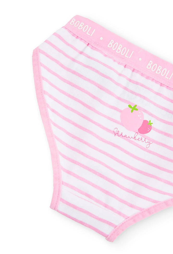 Pack de 3 culottes pour fille - organique