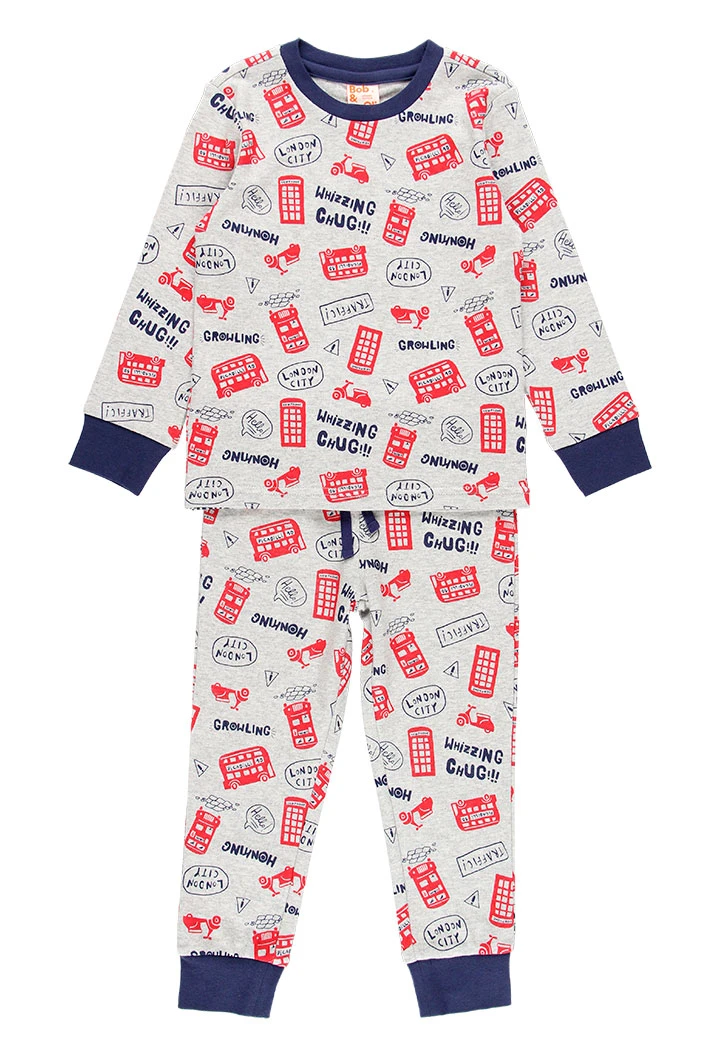 Interlock pyjamas for boy - organic