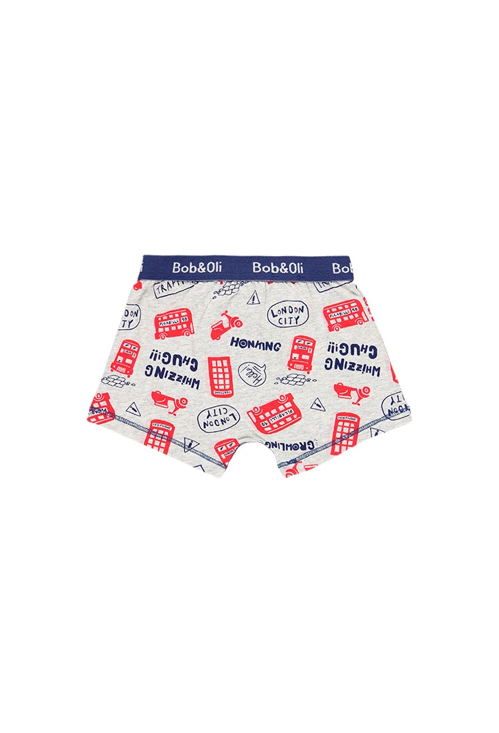 Pack 3 boxers for boy - organic