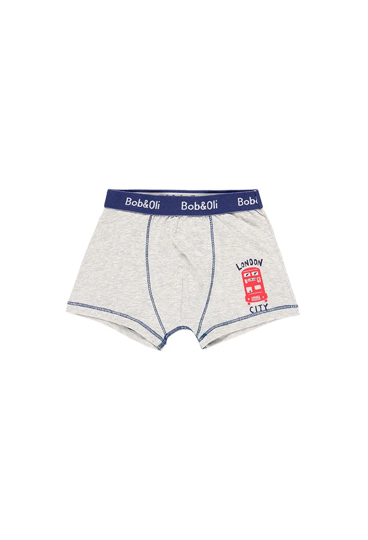 Pack de 3 boxers pour garçon - organique