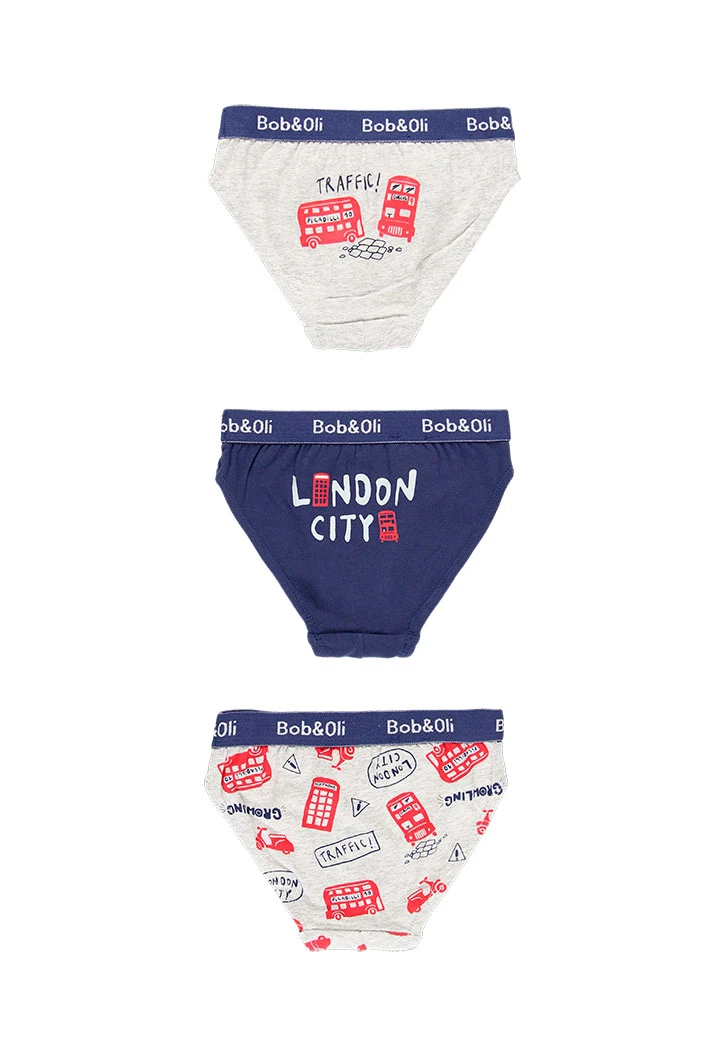 Pack 3 slips für junge - organic