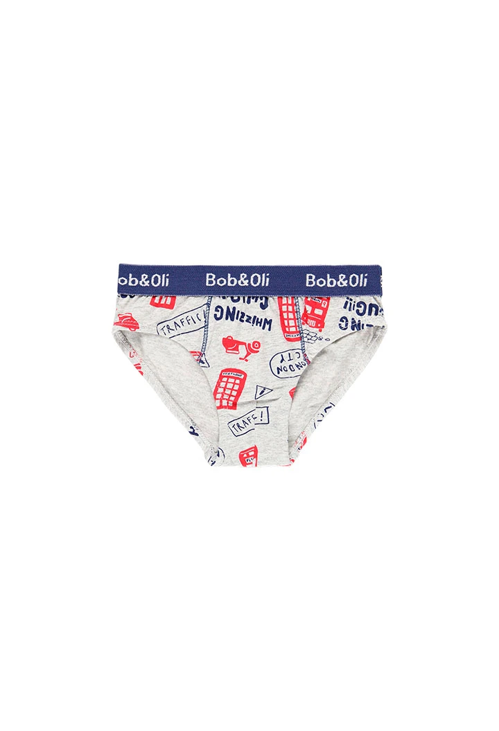 Pack 3 slips for boy - organic