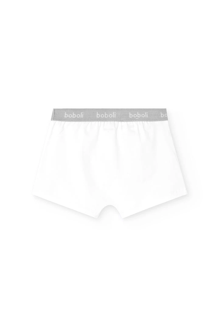 Pack 3 boxers para menino em branco