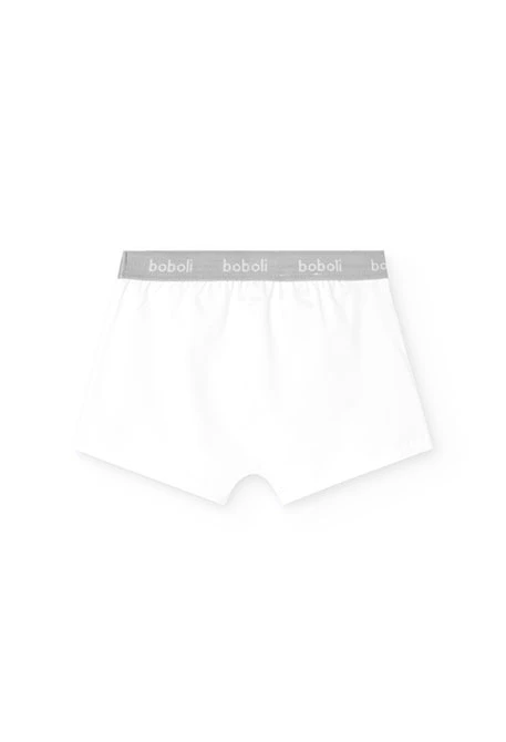 3er-Pack Boxershorts für Jungen in Weiß