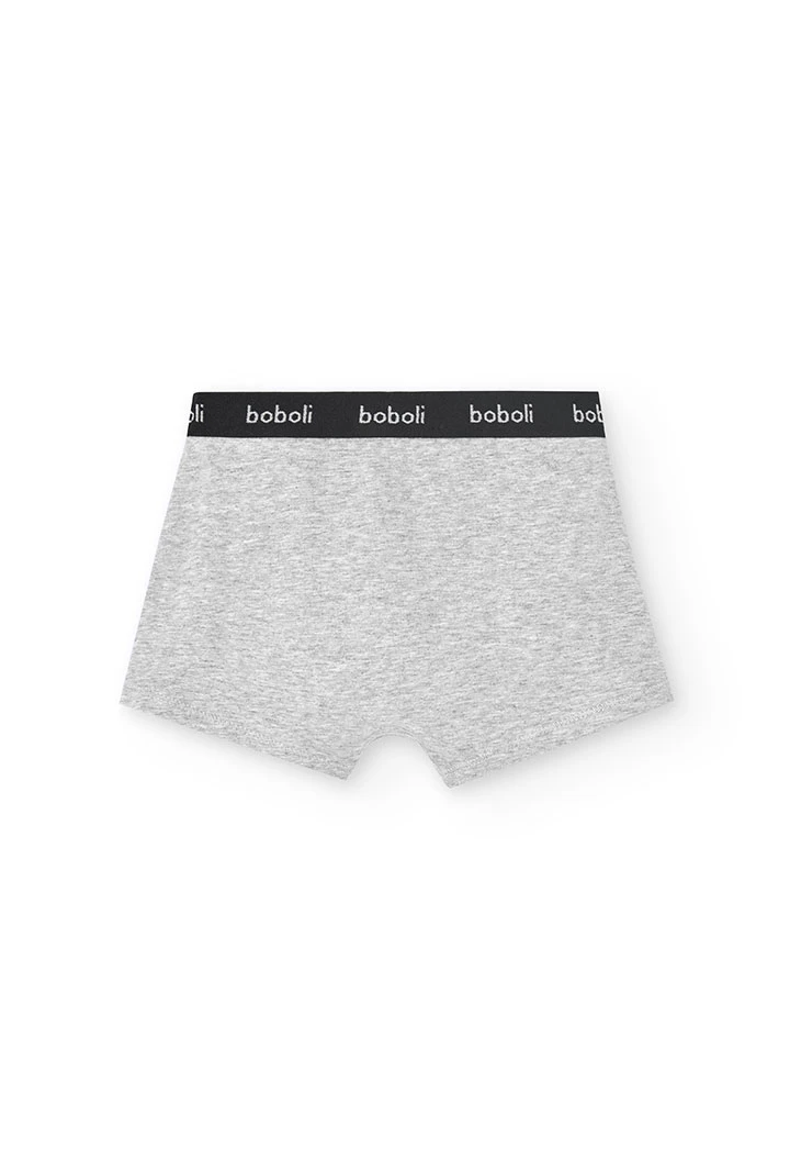 Pack 3 boxers de nen en gris