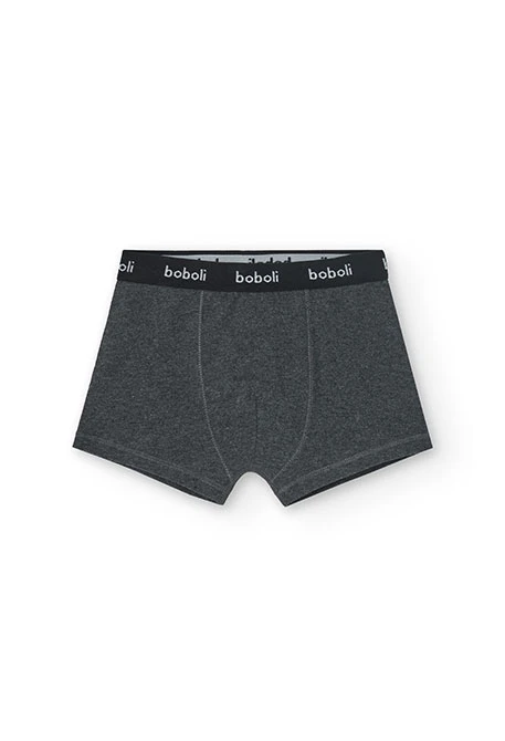 Pack 3 boxers de nen en gris