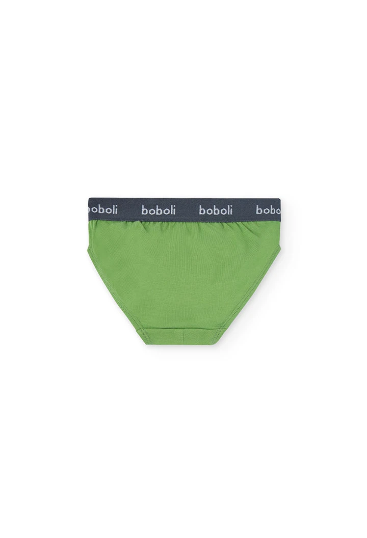 3er-Pack Jungen-Jersey-Slips in Orange