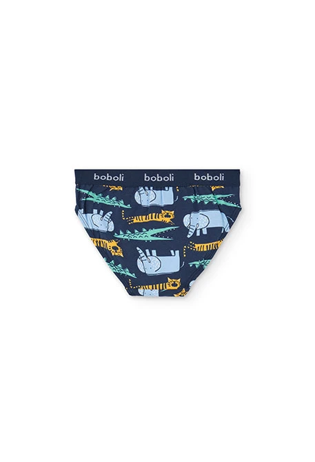 Pack de calzoncillos de punto para niño en color amarillo