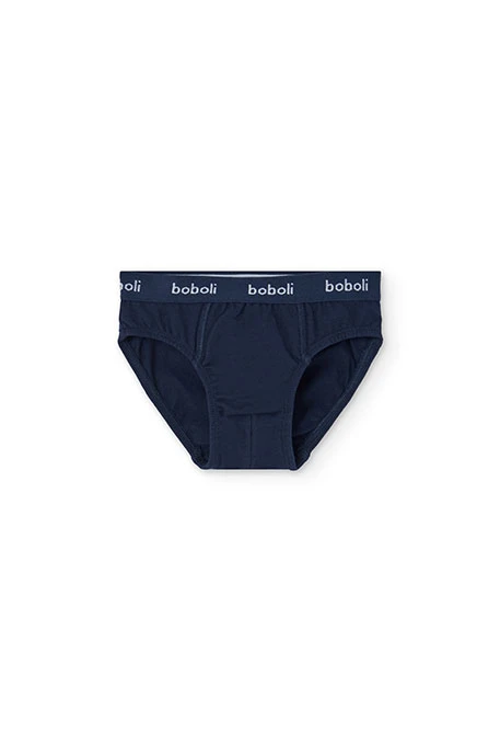 Kids\' yellow knit boxer briefs pack
