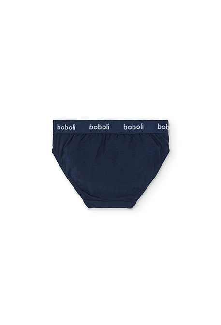 Pack de calzoncillos de punto para niño en color amarillo