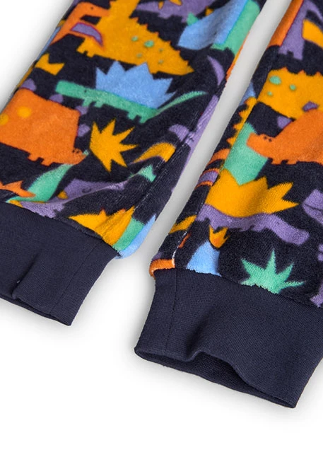 Velvet dinosaur pyjamas for boys