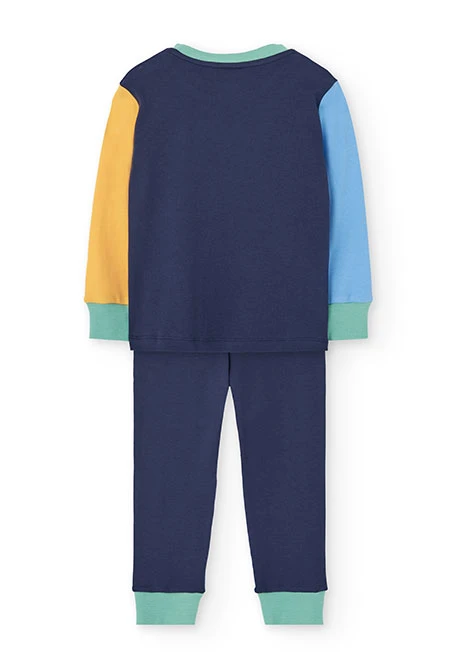 Bedruckter Jungenpyjama