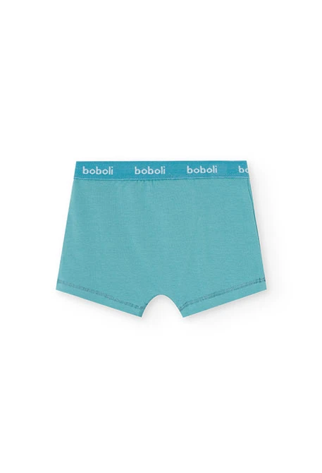 Blue striped dice boxers