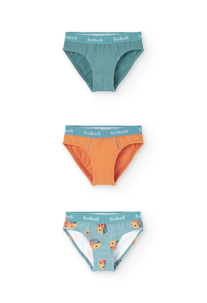 Calzoncillos azul rayas dados