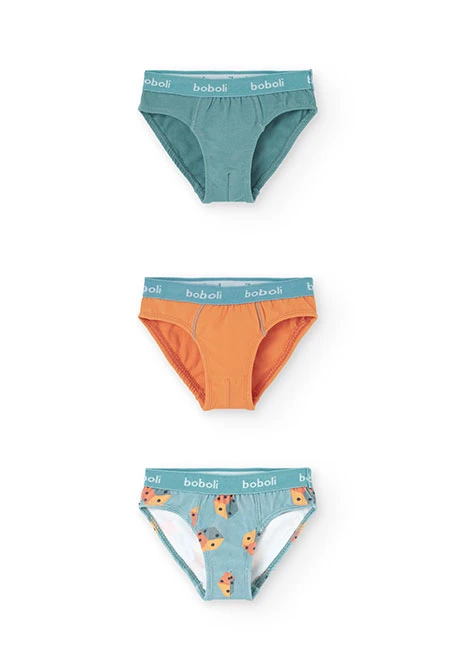 Cuecas azul riscas dados