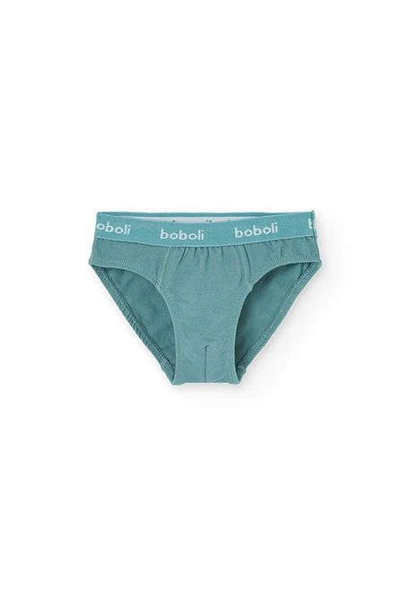Blau gestreifte Boxershorts mit Würfeln