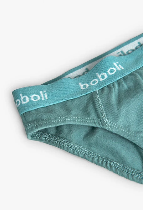 Blue striped boxers with dice