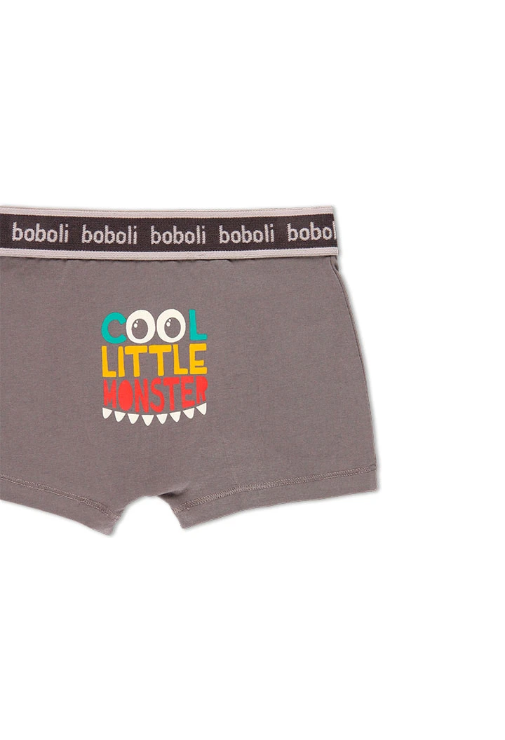 Pack de 3 boxers maille pour garçon