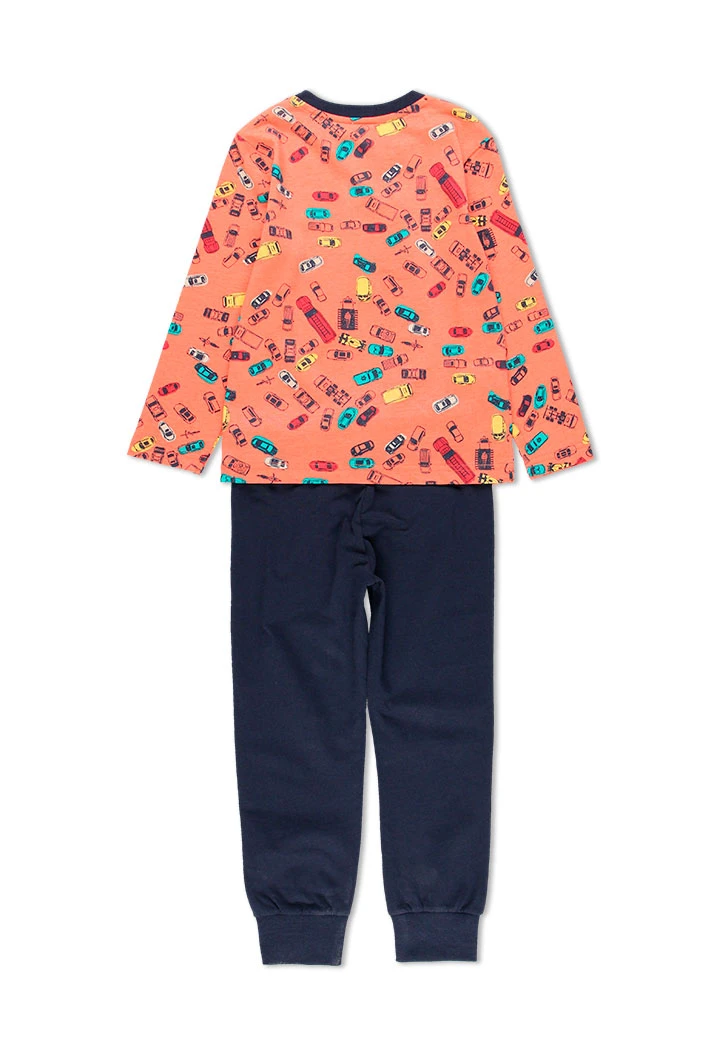 Pyjama en tricot voitures pour garçon