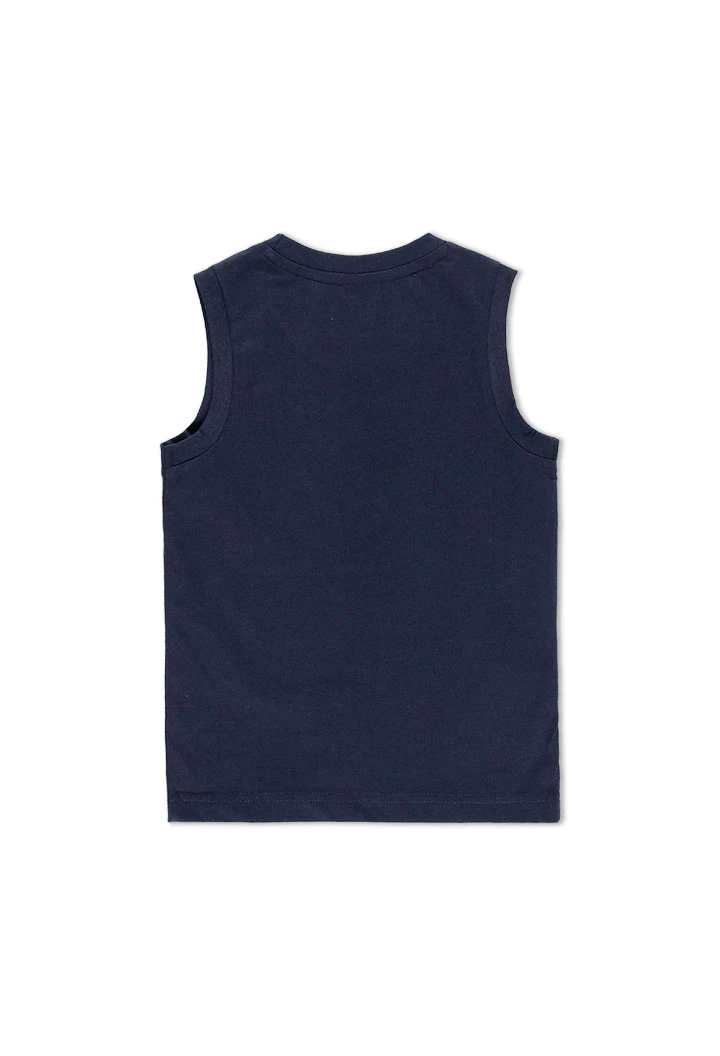 Pyjama en tricot sans manches pour garçon