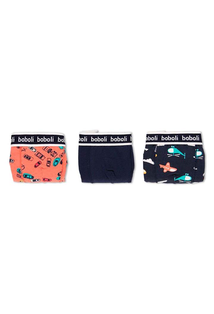 Pack de 3 boxers maille pour garçon