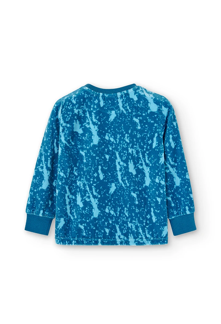 Pyjama en velours imprimé pour garçon