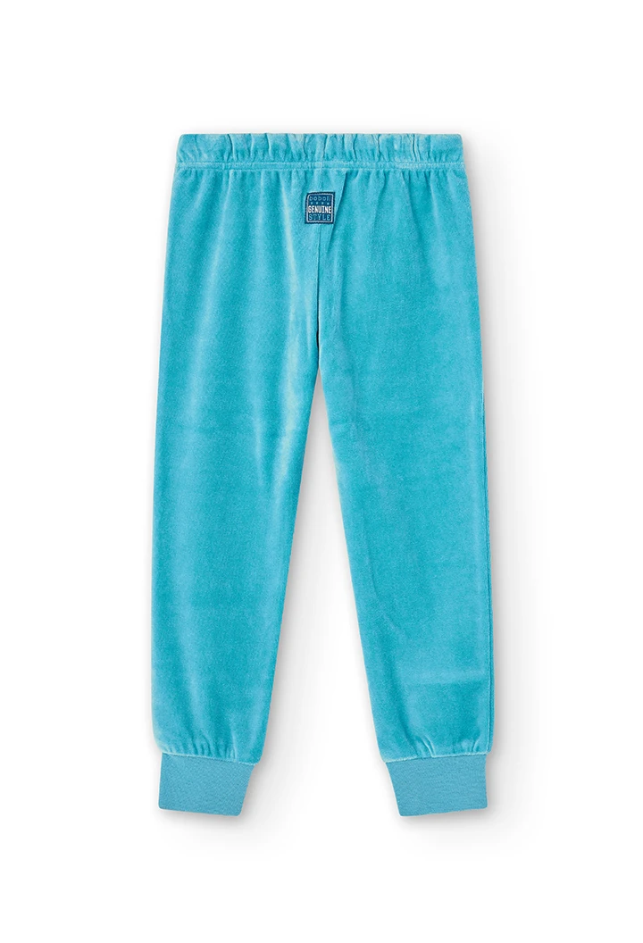 Pyjama en velours imprimé pour garçon