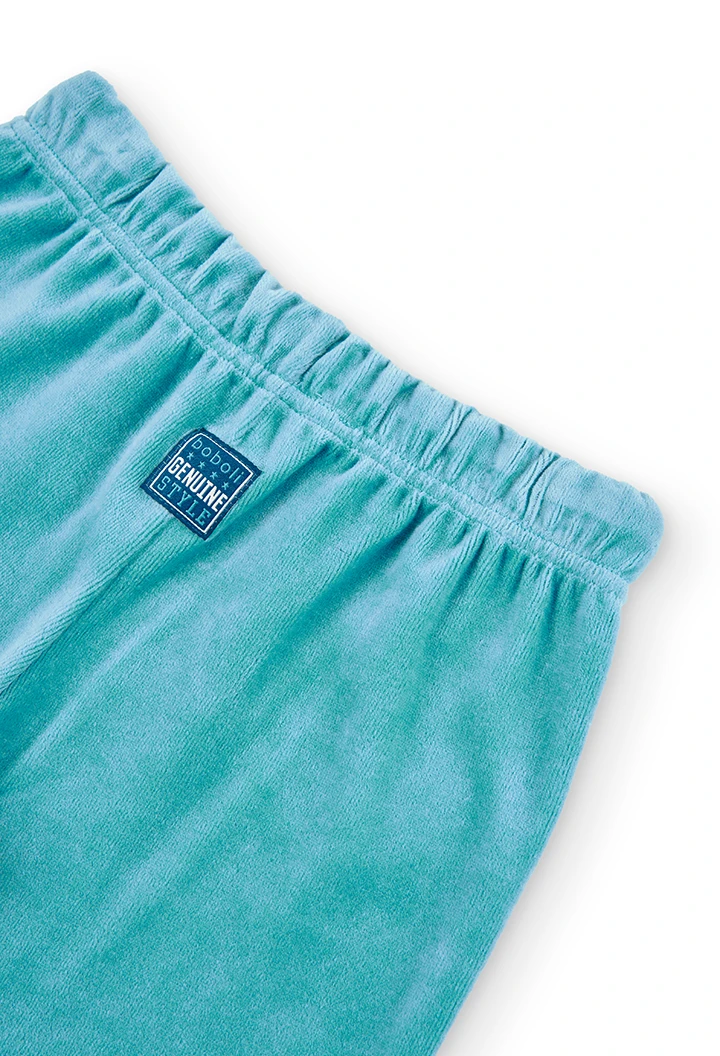 Pyjama en velours imprimé pour garçon
