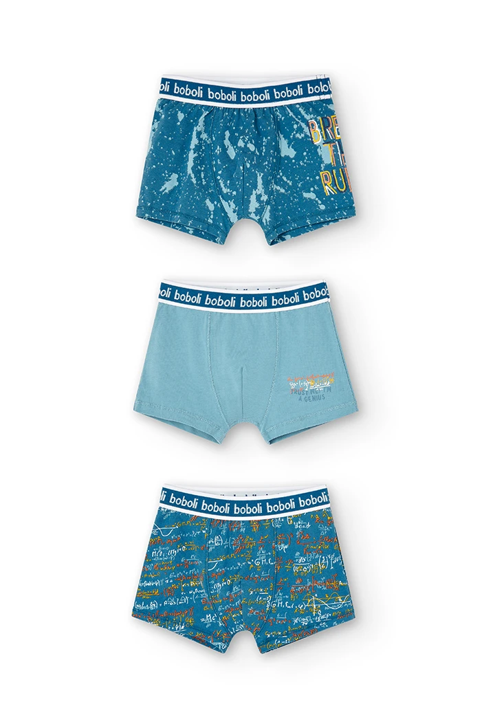 Pack de 3 boxers pour garçon