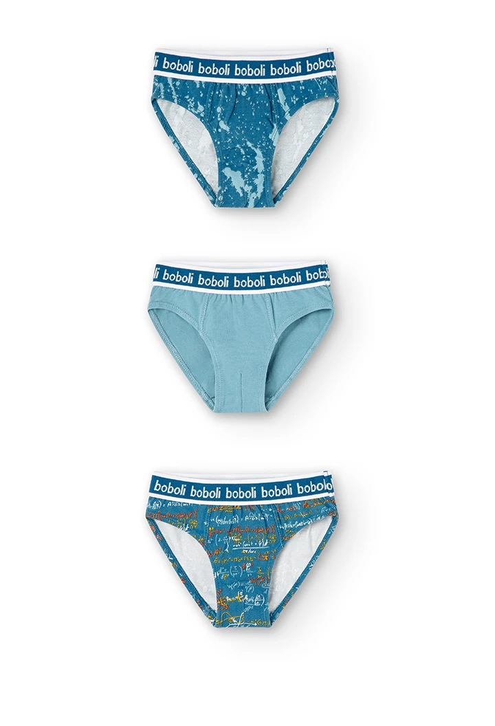 Pack de 3 slips pour garçon