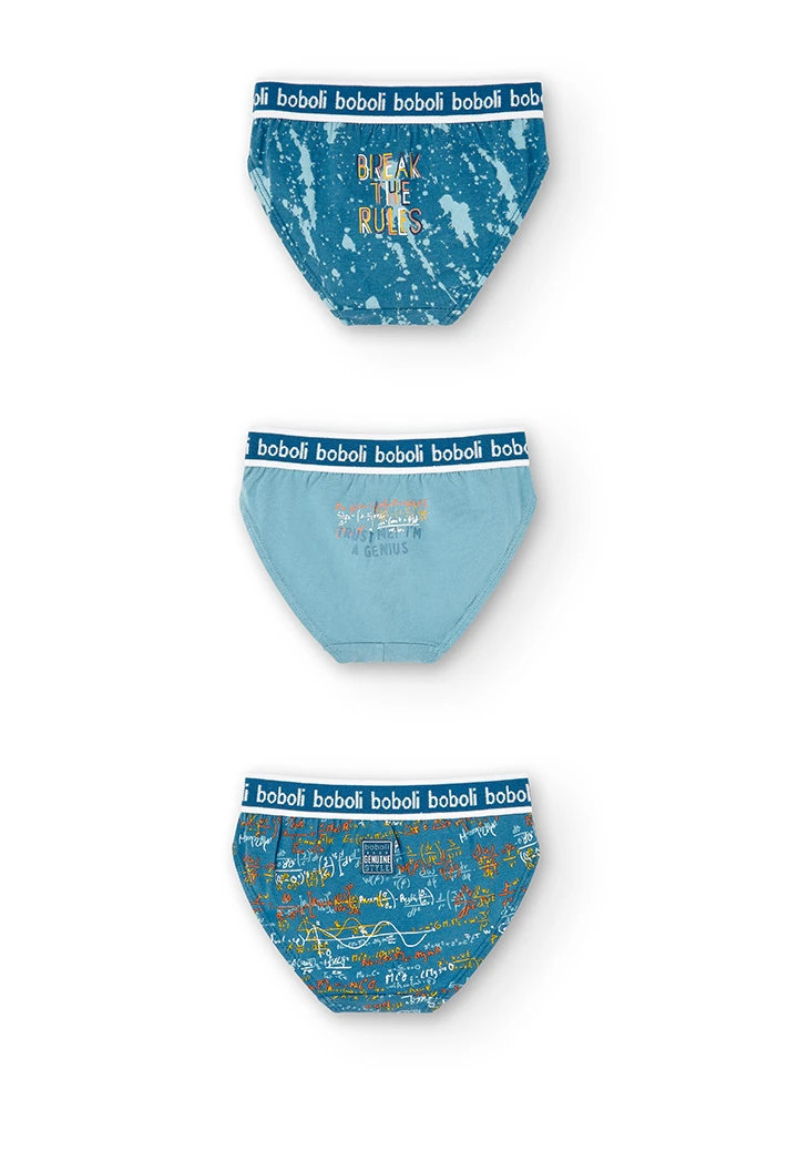 Pack de 3 slips pour garçon