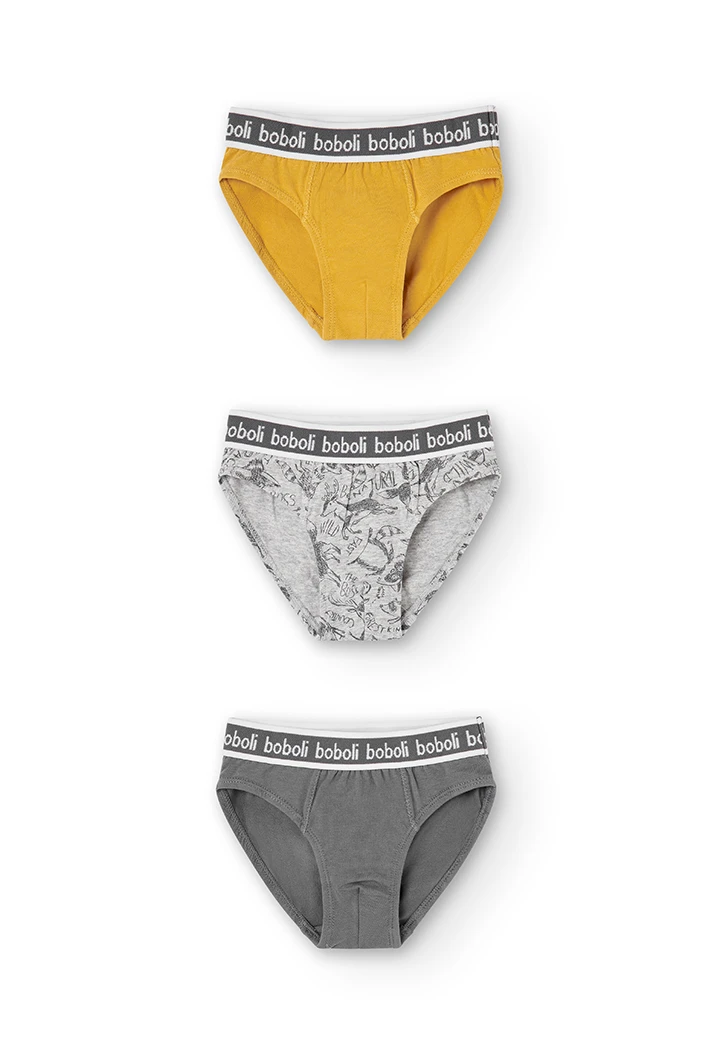 Pack de 3 slips pour garçon