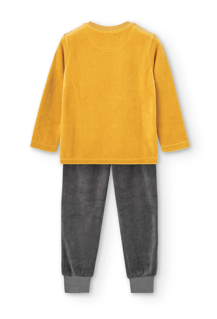 Pyjama en velours "renard" pour garçon