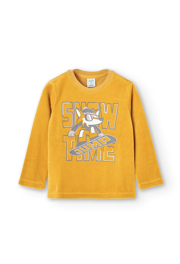Pyjama en velours "renard" pour garçon